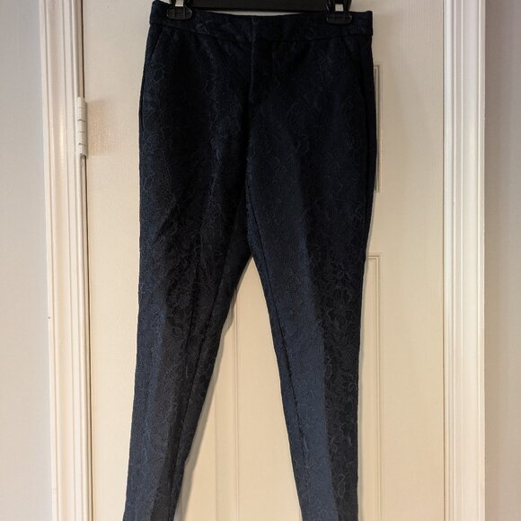Banana Republic Flower-Patterned Pants, Size 0 - Picture 1 of 4